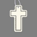 Paper Air Freshener Tag - Latin Cross